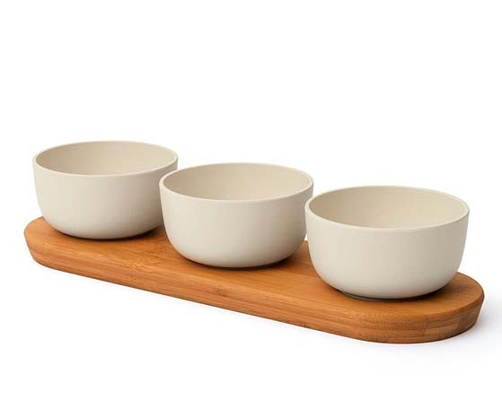 Bowl set with tray
