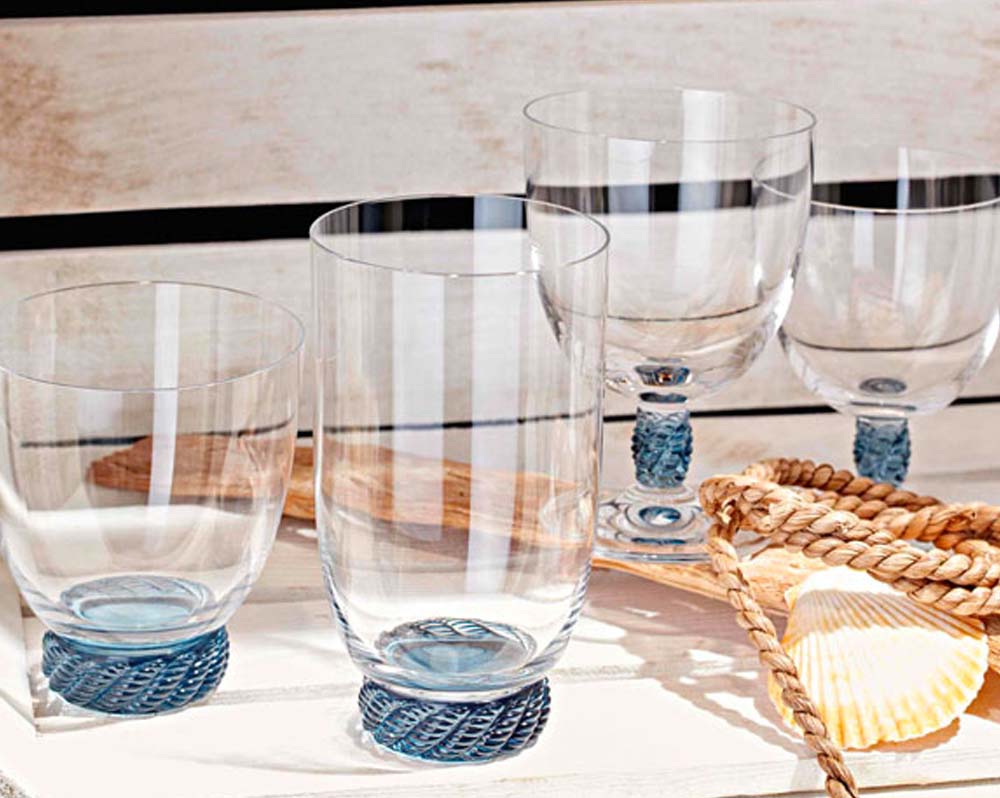 Montauk Aqua glasses